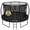 Gray, variant on SERAY 10FT, 12FT, 14FT Outdoor Trampoline with Safety Enclosure Net, Ladder and Rust-Resistant Frame, ASTM Certified Backyard Trampoline for Kids and Adults