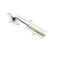 thumbnail image 3 of Deeceymbur Weeding Tool Manual Garden Weeder 4 Tine Stand Up Long Handle Manganese Steel Fork Dandelions Thistles Lawn Digging Removal, 3 of 5