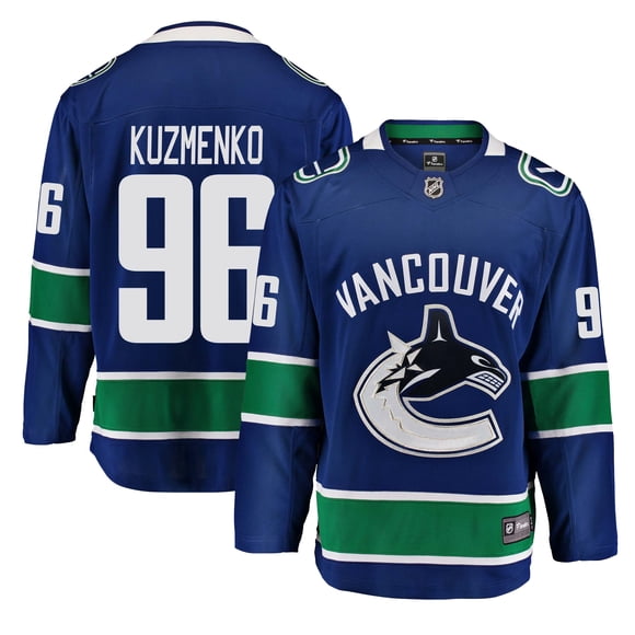 Andrei Kuzmenko Vancouver Canucks NHL Fanatics Breakaway Home Jersey, Small