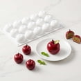thumbnail image 7 of Leeye Apple Shaped Silicone Cake Mold, Non-Stick Baking Pan with 15 Cavities for Jelly Chocolate Dessert, Oven Safe Flexible Kitchen Mold, 7 of 7