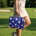 thumbnail image 4 of Whosucclay Faded Flag Stripes Golf Cart Seat Cover 4 Convenient Pockets Golf Cart Seat Covers, Breathable Soft for 2 Person Carts Club Car EZGO, 4 of 9