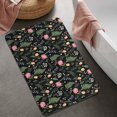 thumbnail image 2 of Pioneer Flower Floral Print Pattern Bathroom Rugs Mat, Non Slip Microfiber Bathroom Rug with Rubber Backing, Soft Mats for Bathroom Floor Tub Shower, 20"x32", 2 of 5