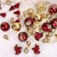 thumbnail image 4 of Juego de 42 adornos de bolas navideñas rojas y doradas para árbol de Navidad, juego de decoración para árbol de Navidad irrompible, 4 of 5