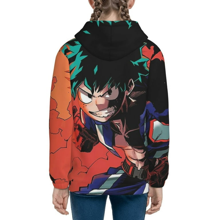 My Hero Academia Mha Deku Youth Sweatshirt Hoodies Pullover 3D