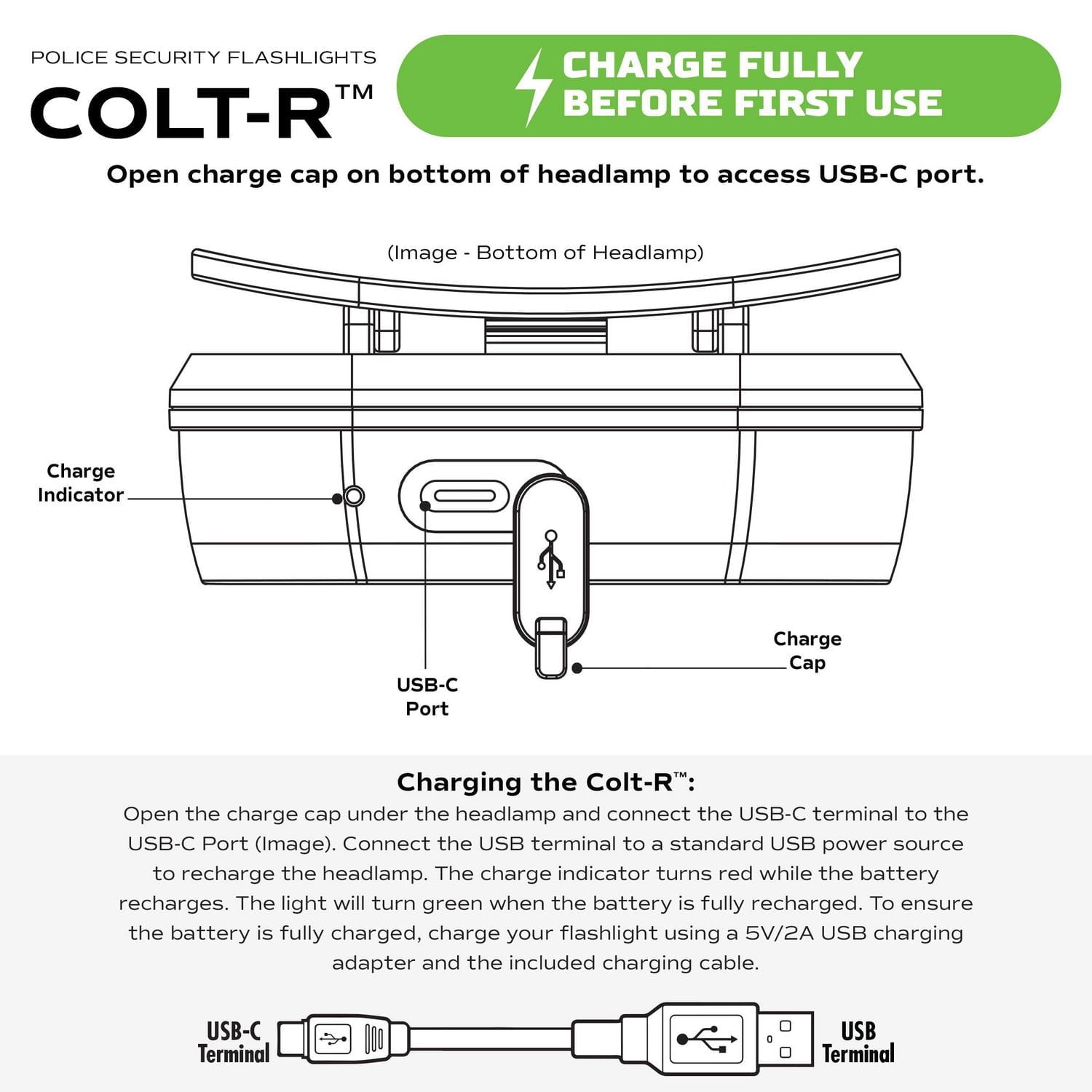 LAMPE FRONTALE RECHARGEABLE COLT-R