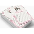 thumbnail image 5 of Inkdotpot 50 PackBaby WordScrambleBaby ShowerGame Cards Raccoon Jungle Animals Party Supplies Fun Baby Shower Game Favors, 5 of 6