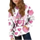 thumbnail image 4 of TaTaai Valentine's Day Printed Hoodie, Youth Long Sleeve Pullover, Pocket Casual Sweatshirt, Holiday Gift Apparel Gift, 4 of 9