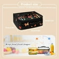 thumbnail image 7 of KUIFORTI Mushroom Butterfly Laptop Lunch Bag Handbag Thermal Lunch Bag Reusable Leak Proof Lunch Bag Zipper Pouch with Compartment, 7 of 7
