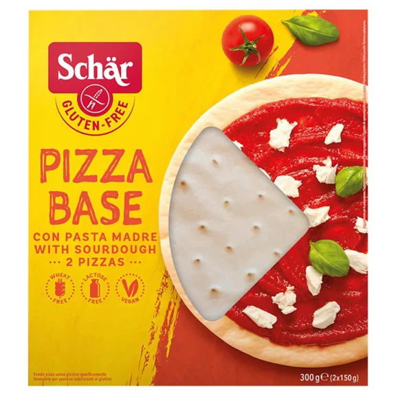 Schar: "Pizza base" Pizza dough Gluten-free, No lactose - 10.6 Oz (300g)