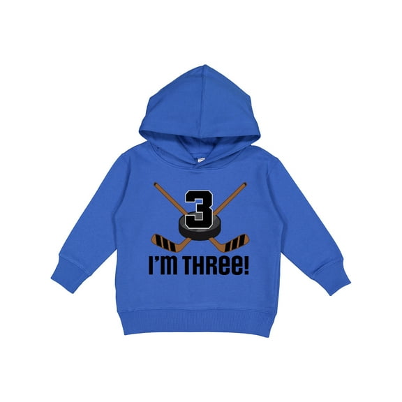 Inktastic 3rd Birthday Ice Hockey Sports Boys Party Toddler Hoodie