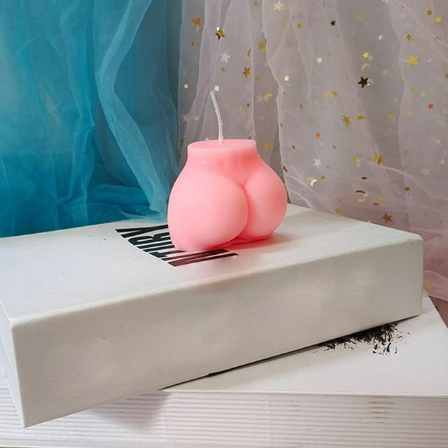 Vela de Aromaterapia Baoblaze para Decoración de Cuerpo Femenino Rosado