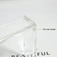 thumbnail image 6 of KYAIGUO Post It Note Dispenser Clear Acrylic Sticky Note Holder Perfect Desk Organization for Room and Office Desk Organization, 6 of 9