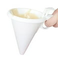 thumbnail image 5 of White Adjustable Silicone Cream Funnel Baking Tool for Batter & Chocolate, Portable Non-Stick Handheld Funnel for Kitchen Cream Dispensing Funnel, Adjustable Baking Funnel(White), 5 of 5