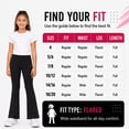 thumbnail image 7 of RBX Girls Leggings - 2 Pack Stretchy Girl Flare Leggings with Pockets Yoga Pants for Girls (7-16), 7 of 7
