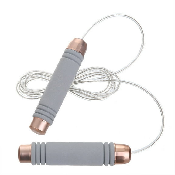 OATIPHO Golden Jump Rope for Cross Fit Cardio Training with Comfortable Lightweight Handles