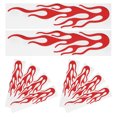 thumbnail image 5 of LOLIPPYY 10-Pack Self-Adhesive Flame Stickers for Car Window, Auto & Motorcycle Decals, 5 of 7