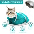 thumbnail image 7 of Breathable Mesh Shower Bag - Anti Scratch Adjustable Grooming for Nail Trimming, Bathing - Polyester Soft Cat Washing, 7 of 7