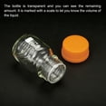 thumbnail image 4 of Unique Bargains 100mL Clear Reagent Media Graduated Borosilicate Glass Storage Bottle Yellow Cap, 4 of 5