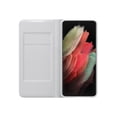 thumbnail image 2 of Samsung LED Wallet Cover for Samsung Galaxy S21 Ultra / S21 Ultra 5G - Gray, 2 of 5