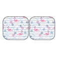 thumbnail image 7 of Haiem Flamingo and Pineapple Car Windshield Sun Shade (2 Pieces) Foldable Windshield Sun Shade Car Accessories for Truck SUV Pickup-Large, 7 of 7