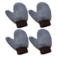 thumbnail image 5 of OULII 4Pcs Coral Fleece Car Wash Gloves for Exterior and Interior Cleaning, 5 of 8