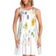 thumbnail image 1 of Balery Wildflowers Vestidos de verano para mujer con estampado: vestido holgado sin mangas, vestido playero informal y cómodo para días calurosos., 1 of 7