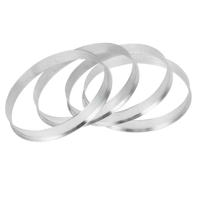 Unique Bargains Hub Centric Rings, 72.6mm ID to 73.1mm OD Vehicle Wheel Hubrings Aluminum Alloy, 4 Pcs
