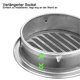 thumbnail image 2 of Rejilla de ventilación de acero inoxidable orificio de ventilación rejilla de ventilación redonda, 2 of 5