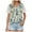 Green, variant on TTUHYWXI Womens Summer Tops 2025 V Neck Lace Short Sleeve Shirts Trendy Dressy Casual Vacation Outfits Printed (Green, M)