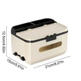 thumbnail image 3 of Dvkptbk Tissue Box Paper Box Household Living Room Remote Control Organizer Box Upscale Wind Meal Tissue Box organization and storage, 3 of 6