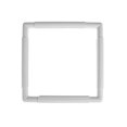 thumbnail image 1 of Bewildely Marco de bordado cuadrado, punto de cruz Universal, marco de Clip de plástico, punto de aguja, costura artesanal, aro acolchado Artesanía blanco 43.1*43.1 cm Bewildely HA1149-04B, 1 of 1