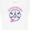 thumbnail image 4 of Inktastic Nautical Little Sister Girls Baby Bodysuit, 4 of 5