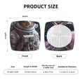 thumbnail image 6 of Lsque Cat Astronaut In Space Printed Square Couch Cushion Covers, Floral Sofa Cushion Covers Replacement, Stretch Couch Covers for Couch-16.9in, 6 of 9