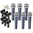 thumbnail image 2 of Fat Toad Microphones Cardioïdes Dynamiques Professionnels & Clips (6 Pack) Vocal Portatif, Micro Unidirectionnel Microphone Chantant Conçu pour Performances de Scène Musicales & Enregistrement Studio Ou Karaoké DJ, 2 of 4