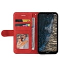 thumbnail image 4 of GANGXUN Flip Case for Nokia C10/C20 – Leather Wallet Cover with Card Slots, Kickstand & Color Stitching Protective Folio, 4 of 6