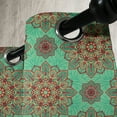 thumbnail image 3 of Ambesonne Geometric Grommet Curtain, Mandala, 50" x 108", Green Red Yellow, 3 of 6