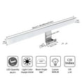 thumbnail image 2 of LED Front Light Modern Simple European Standard Cross-border Make-up Toilet Bathroom Cabinet Light Manufacturer, 2 of 5