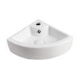 thumbnail image 2 of Elite Sinks EC9808 Porcelain Wall-Mounted Corner Sink, White, 2 of 4