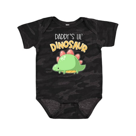 

Inktastic Daddy s Lil Dinosaur with Cute Stegosaurus Gift Baby Boy or Baby Girl Bodysuit