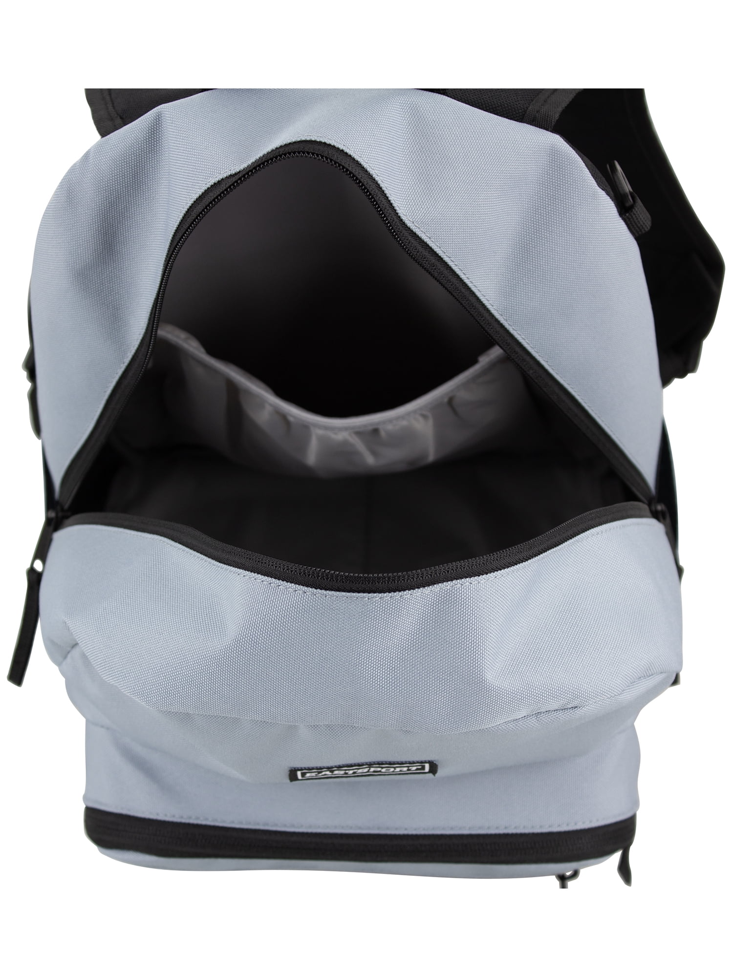 Eastsport Unisex 17" Backpack & Lunch Box 2-Piece Set, Cool Grey