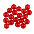 thumbnail image 4 of Langgg 150 Pcs Imitation Perle Sans Trou Charme en Plastique ABS Perles en Vrac Rouge, 4 of 6