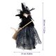 thumbnail image 3 of Decoración de muñeca de bruja de dibujos animados de Halloween Adorno para árbol de Halloween Decoración de escritorio de muñeca de bruja, 3 of 7