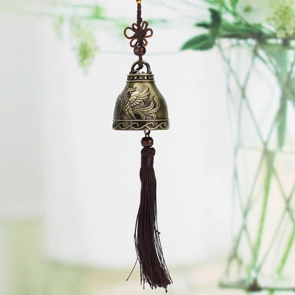 Feng Shui Good Luck Fortune Blessing Bell Dragon Hanging Wind Chime Home Decor Q 