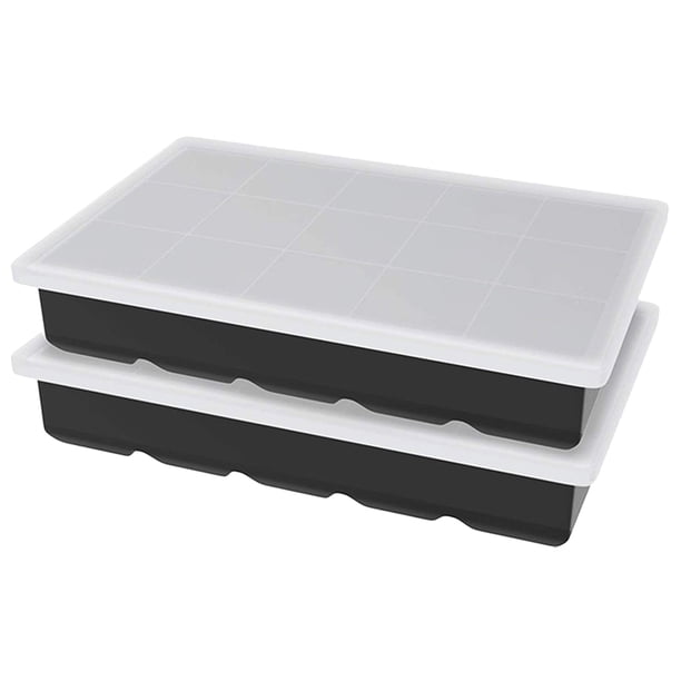 bandejas de silicona para cubitos de hielo, moldes para hacer cubitos de hielo, suministros de hielo DIY
