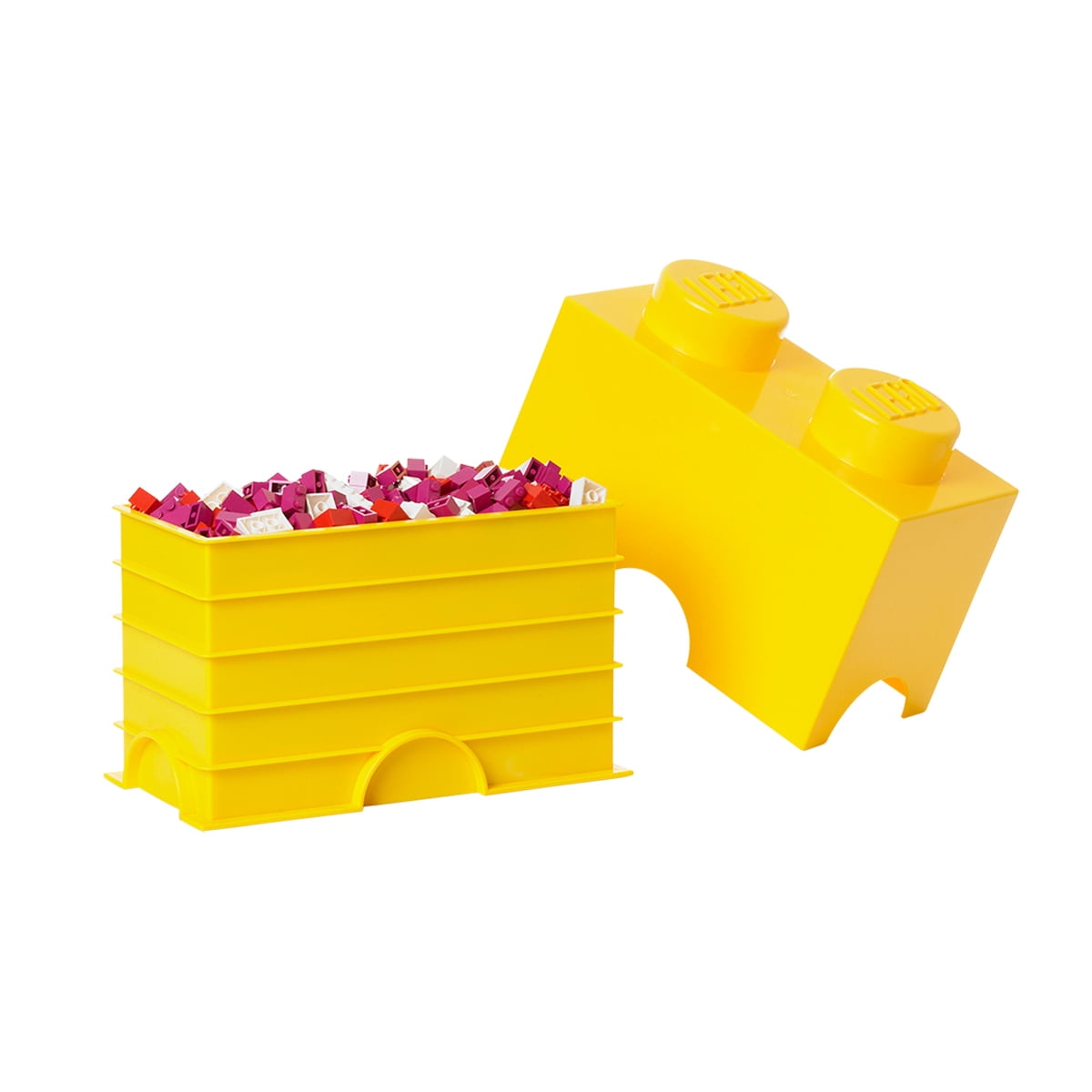 LEGO Storage Brick 2, Bright Yellow
