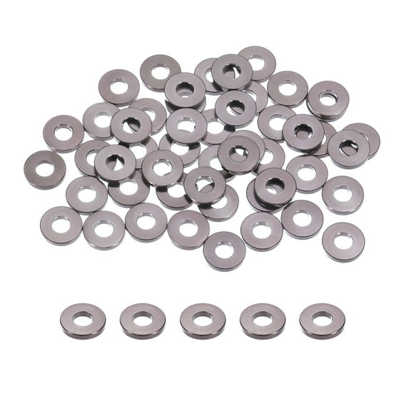 Flat Washers Aluminium Alloy M5 Thickening Washer RC Model Parts Titanium Gray 50Pcs