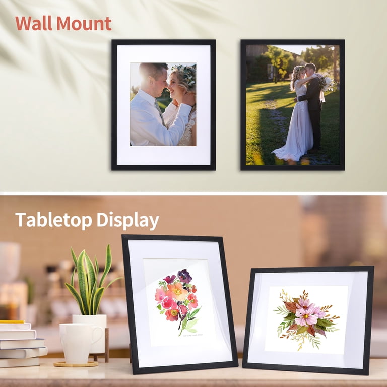 Edenseelake 8.5x11 Picture Frame Set Of 15 - Black Certificate Frames For Awards & Diplomas 4 thumbnail image
