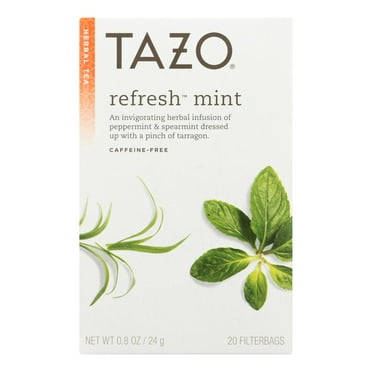 Tazo Tea - Herbal Tea Organic Refresh Mint - Case Of 6-16 Bags