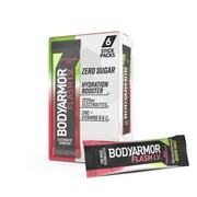 BODYARMOR Flash IV Strawberry Kiwi Electrolyte Mix, 0.25 oz Pouches, 6 Pack