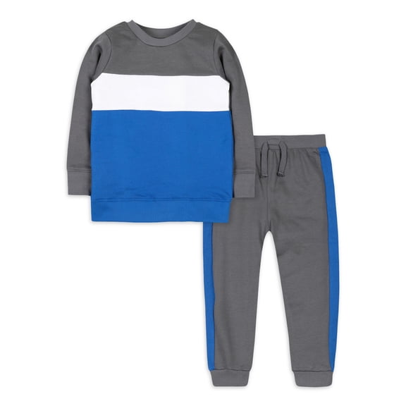 Little Star Organic Toddler Boy 2Pc Outfit Set, Size 12M-5T